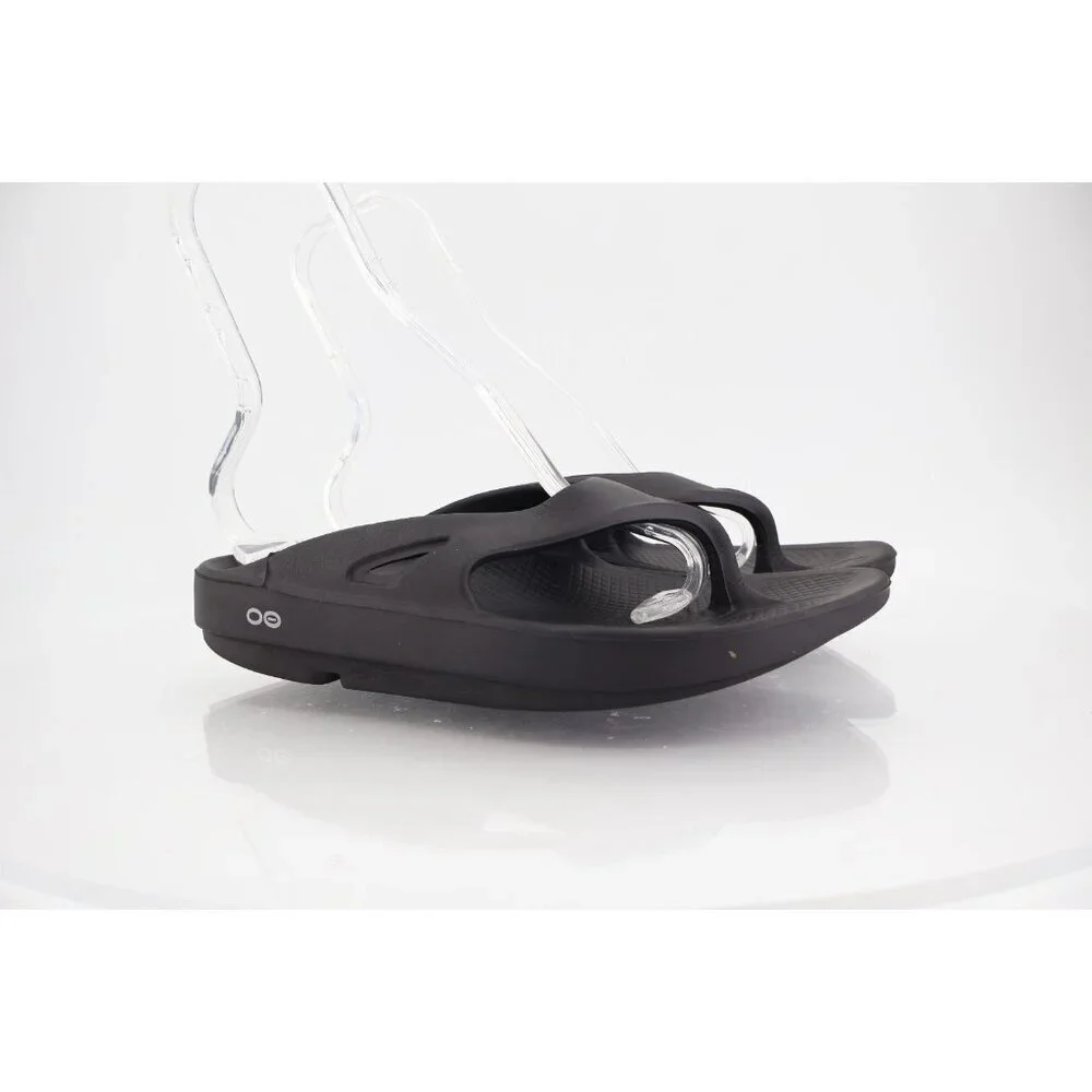 Oofos Men's OOriginal Sandal Size 8 Recovery Sport Slide Stress Relief Black